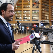 Ο Πρόεδρος της Κυπριακής Δημοκρατίας, Νίκος Χριστοδουλίδης