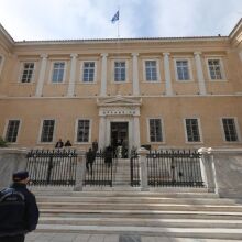 To ανακαινισμένο Συμβούλιο της Επικρατείας στο μέγαρο Αρσακείου