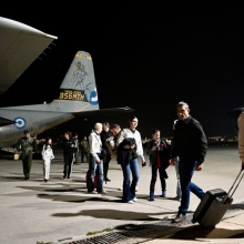 Επαναπατρισμό πολιτών από τα Ηνωμένα Αραβικά Εμιράτα με C-130 της Πολεμικής Αεροπορίας