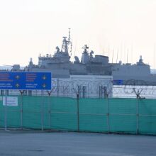 Oι δύο ελληνικές φρεγάτες στο λιμάνι της Λεμεσσού