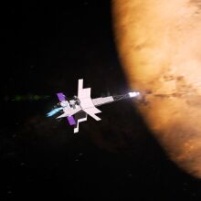 Το διαστημόπλοιο SR-1 Freedom που προγραμματίζεται να ταξιδέψει στον Άρη χρησιμοποιώντας πυρηνική ενέργεια