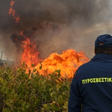 Μήνυμα 112 για πυρκαγιά στην Αχαΐα