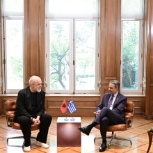 Συνάντηση Μητσοτάκη- Ράμα: Σημαντική ευκαιρία να λύσουμε εκκρεμή ζητήματα, τόνισε ο πρωθυπουργός 