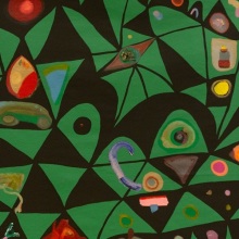 Uman, Rainbow painting – olive green, 2026 (λεπτομέρεια)