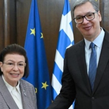 Συνάντηση Μενδώνη Βούτσιτς στη Σερβία: Επίσημη τελετή υποδοχής κειμηλίων από Μονή του Αγ. Όρους