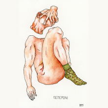 «Εικόνες Θερινής Ραστώνης»: 22 σκίτσα ακουαρέλας του Θανάση Ευθυμίου στη Βραζιλιάνα