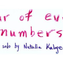 «Fear of even numbers»: Η performance της Ναταλίας Καλογεροπούλου στο Flux Laboratory Athens
