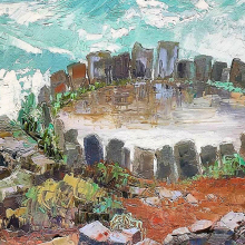 Κώστας Γαρύφαλλος: O ψυχισμός του τοπίου στην Περιτεχνών Καρτέρης