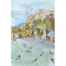 Η Αφροδίτη Παπαδουλή κάνει «40 διαδρομές» στην στην γκαλερί Έγινα Αίγινα