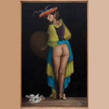 Η Ireland Wisdom στο The Breeder Open Studio