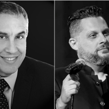 Ο Δαυίδ Ναχμίας και ο Μπάμπης Βελισσάριος στο Ίδρυμα Εικαστικών Τεχνών και Μουσικής Β.&Μ. Θεοχαράκη