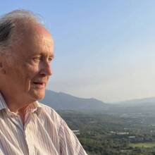 Ο Robin Lane Fox στο Μουσείο Κυκλαδικής Τέχνης