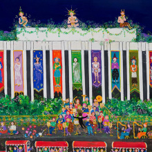 Σοφία Καλογεροπούλου: Η καινούργια έκθεση ζωγραφικής της στο Μέγαρο Μουσικής