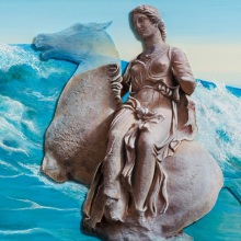 Ευρήματα της Κικής Βουλγαρέλη, Καφέ του Εθνικού Αρχαιολογικού Μουσείου