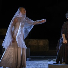 Ο Τάσος Λέκκας και ο Αργύρης Ξάφης στην «Ανδρομάχη» του Ευριπίδη