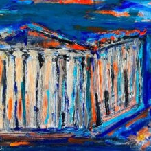 Μίνα Παπαθεοδώρου Βαλυράκη: ART AND MOTION στο Λουτράκι, με αφορμή το Ράλλυ Ακρόπολις