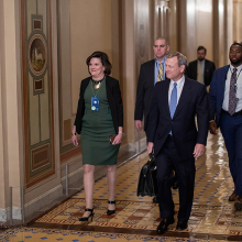 Γερουσία, Δίκη Τραμπ 