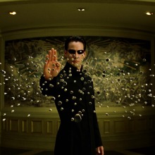 Ο Κιάνου Ριβς ως Νίο στην ταινία The Matrix