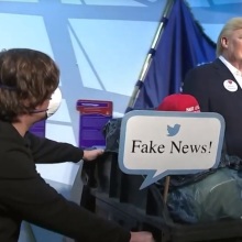 Το ομοίωμα του Ντόναλντ Τραμπ στο Μουσείο Κέρινων Ομοιωμάτων Μαντάμ Τισό.