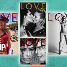 Εξώφυλλα του περιοδικού LOVE