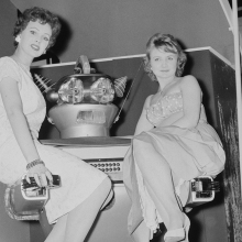 To ρομπότ Gygan σε έκθεση στο Λονδίνο το 1958