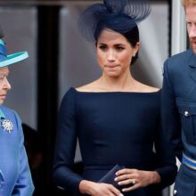 Βασίλισσα Ελισάβετ - Πρίγκιπας Χάρι - Μέγκαν Μάρκλ 