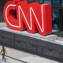 Τα γραφεία του CNN στην Αμερική © EPA / ERIK S. LESSER