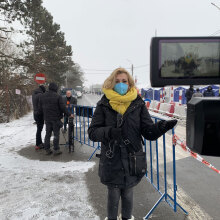 Η δημοσιογράφος Έλενα Παπαδημητρίου