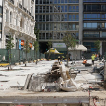 Έργα ανάπλασης στην πλατεία Συντάγματος