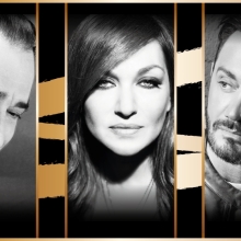 Βασίλης Καρράς, Καίτη Γαρμπή και Χρήστος Μενιδιάτης 