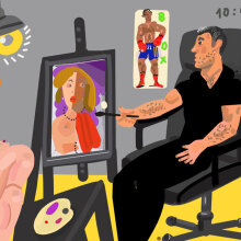 Απόστολος Χαντζαράς, Το κίτρινο πάτωμα / Yellow Floor