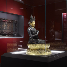 Χάλκινο αγαλμάτιο του αρχέγονου Βούδα Vajradhara Δυναστεία Qing, Βασιλεία Qianlong (1735 – 1796)