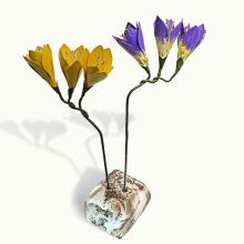 Ντορίτα Αυγέρου - Μανούσος Χαλκιαδάκης, «Μορφές της φύσης σε πηλό και ασήμι» στην Alma Gallery