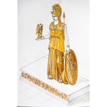 Το χρυσελεφάντινο άγαλμα της Αθηνάς Παρθένου © Μουσείο Ακρόπολης