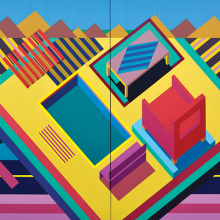 lampros vrettos Beyond perspectives PERITECHNON KARTERIS art gallery