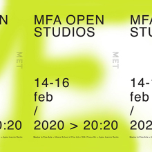 MFA OPEN STUDIOS 2020