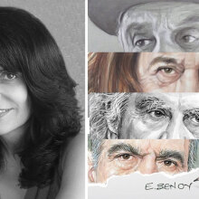 Η σκιτσογράφος Έφη Ξένου παρουσιάζει στον Ιανό την πρώτη της ατομική έκθεση με τίτλο «35+3 Μορφές του Λόγου»