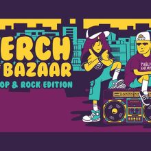 Το MERCH of the bands Bazaar 2021 στο Παλιό Αμαξοστάσιο Ο.ΣΥ.