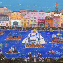 Σοφία Καλογεροπούλου - Παναρμόνια: Έκθεση ζωγραφικής στην ΕΒΕ