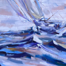 «Μια Γεύση Τρικυμίας στα Χείλη» της Αλεξίας Κουδιγκέλη στη Δημοτική Πινακοθήκη της Μυκόνου