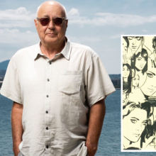 Ο Ανδρέας Αποστολίδης στο Παλαιοβιβλιοπωλείο των αστέγων