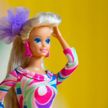 1992 Totally Hair Barbie. Petra Rajnicova for the Design Museum.