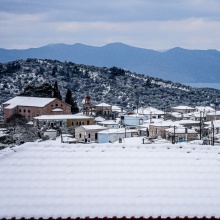 Χιόνια στη Λέσβο