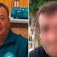 Αγρίνιο: Αριστερά το θύμα- ο πρόεδρος του Λιθοβουνίου- και δεξιά ο θύτης