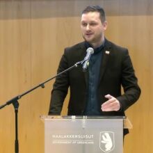 O πρωθυπουργός της Γροιλανδίας, Γενς-Φρέντερικ Νίλσεν