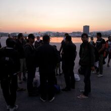 Μετανάστες στο Λιμάνι του Πειραιά