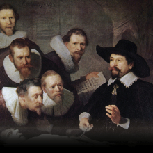 Μάθημα Ανατομιας του Δρος Νικολάες Ταλπ - Ο εμβληματικός πίνακας του Ρέμπραντ