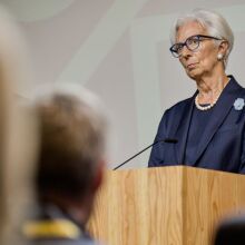 Η πρόεδρος της ΕΚΤ, Κριστίν Λαγκάρντ