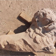 Ανασκαφή στους Φιλίππους: Βρέθηκε κεφαλή μαρμάρινου λέοντα 