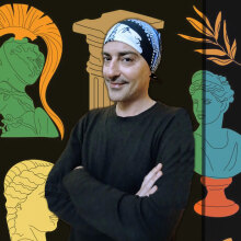 Τα μαντίλια του Γιώργου Παυριανού | Θανάσης Αλευράς με μαντίλα του Γιώργου